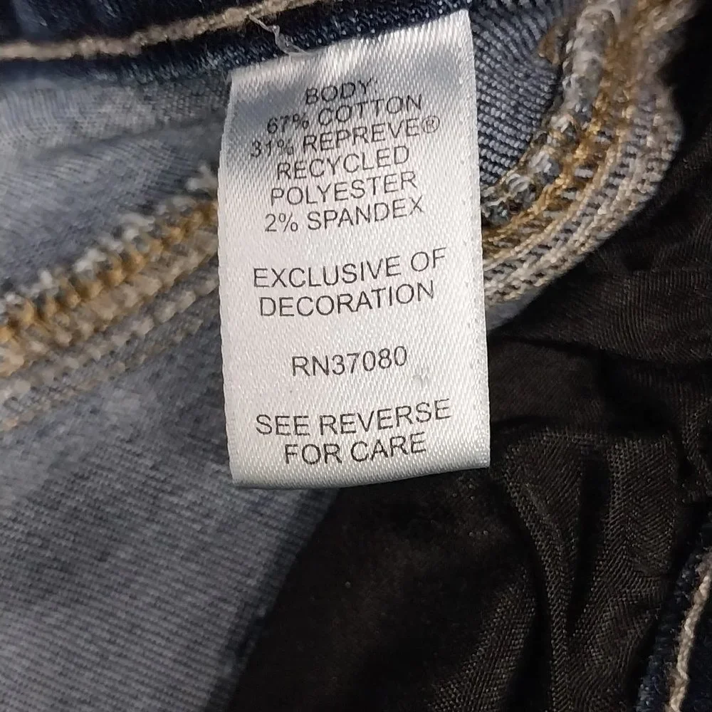 2675 Size 16WP 1946 Upcycled Stretch Bell-Bottoms - Picture 6 of 6